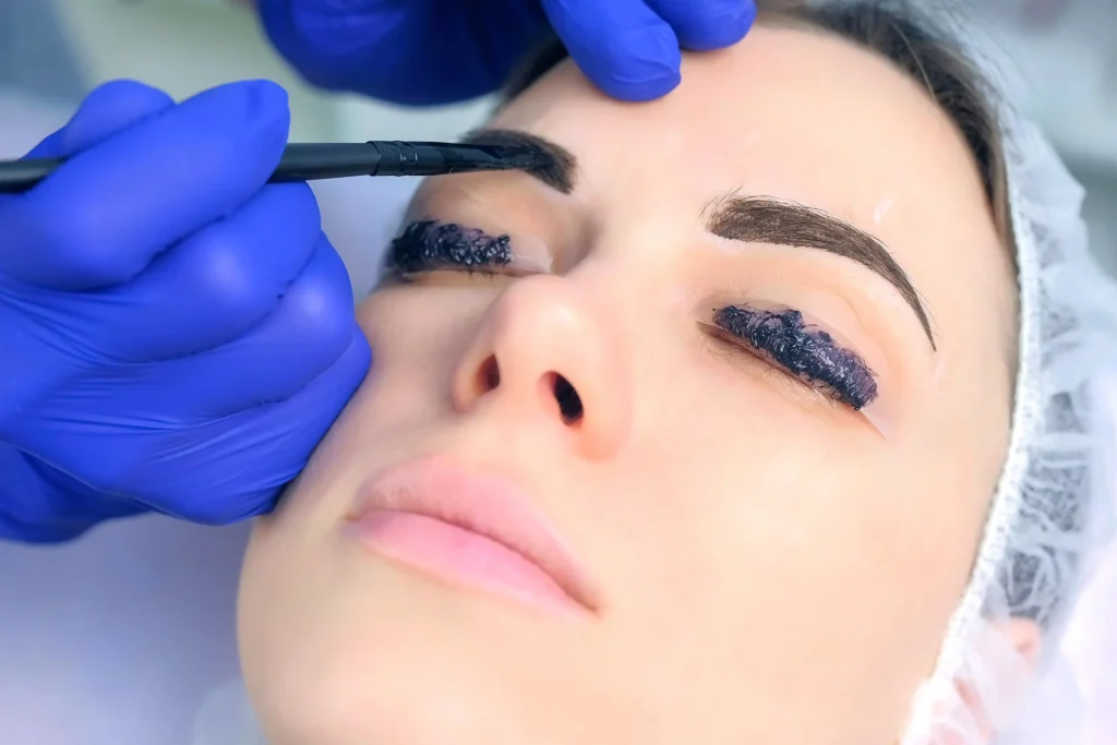 Timeless Skin and Wellness brow and lash enhancement treatment