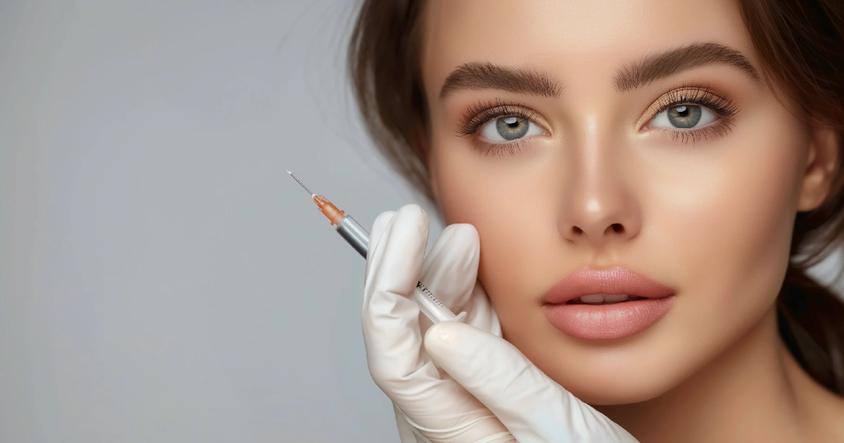 Woman Showing Facial Results Of Injectable Wrinkle Treatments by Timeless Skin and Wellness in Utah