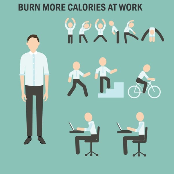 Burn More Calories at Work | South Ogden, UT | Timeless Skin and Wellness